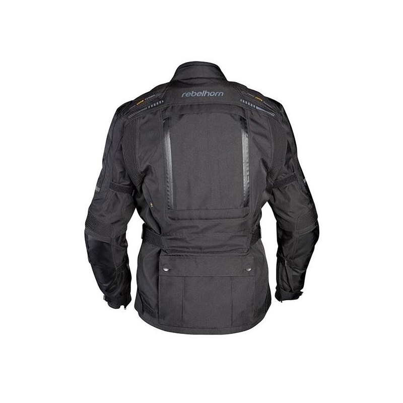 Moto Jacke Rebelhorn Hiker Pro Schwarz