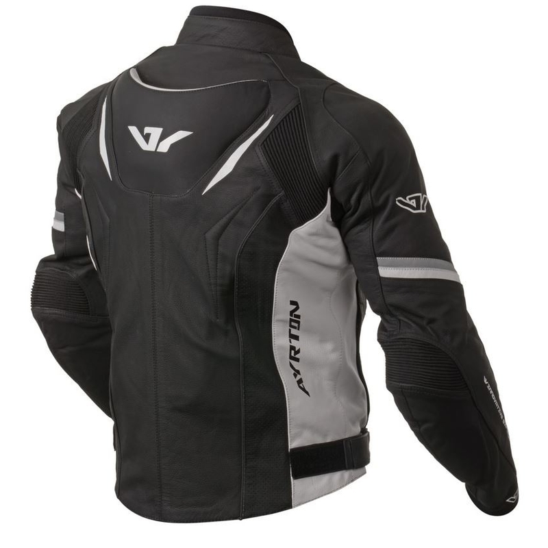 Ayrton Evoline schwarz und weiß Motorrad Jacke Ausverkauf