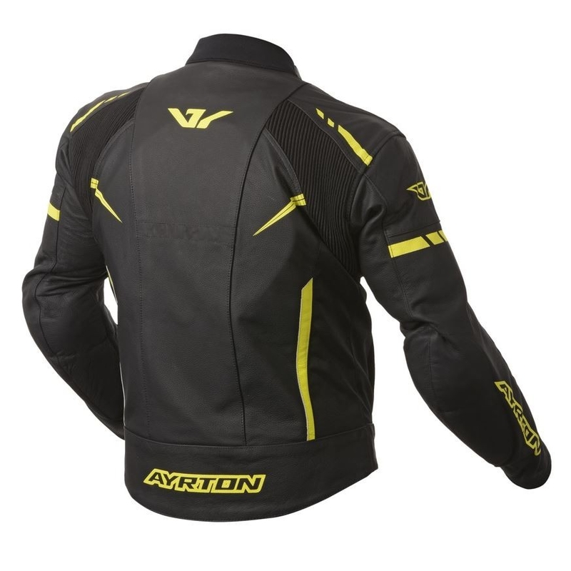 Ayrton Raptor schwarz-fluorgelbe Motorradjacke Ausverkauf