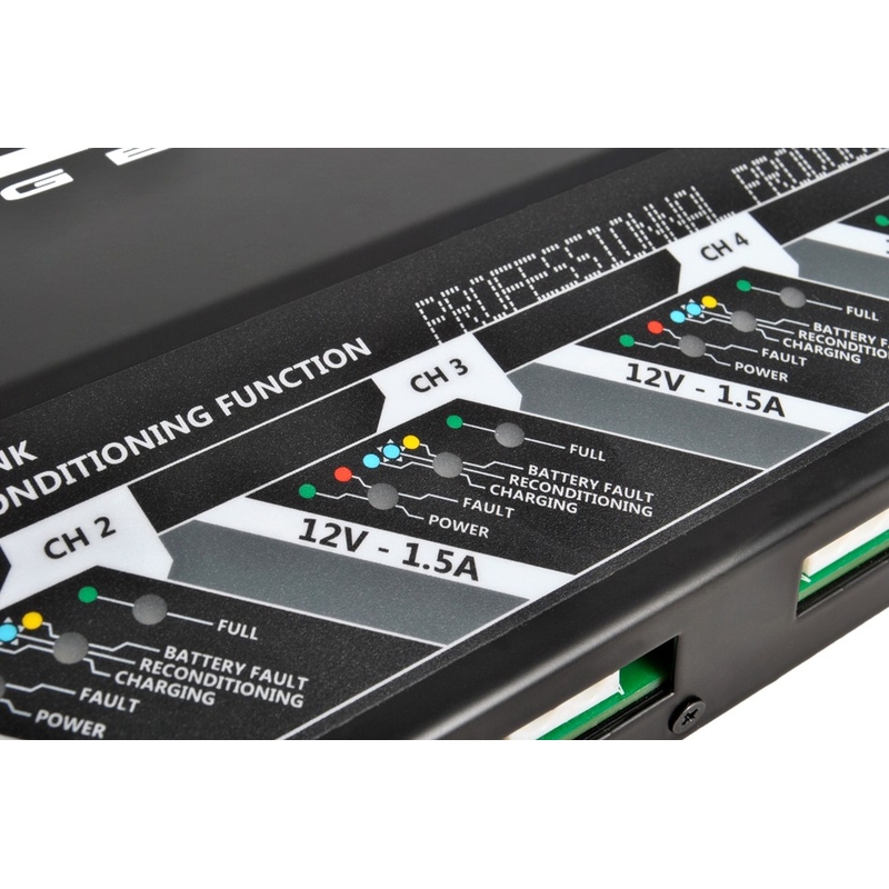 Automatic 5 - Bank Charger BS-BATTERY 5 Bank charger 12V 5x1.5A