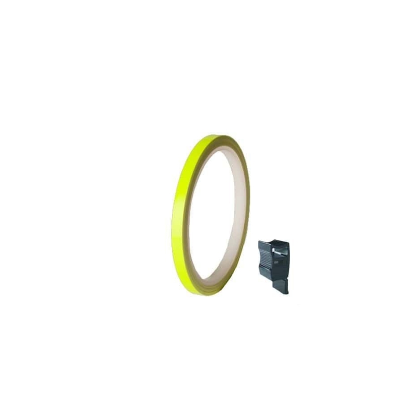 Rim strip PUIG yellow fluerescent 7mm x 6m (with aplicator)