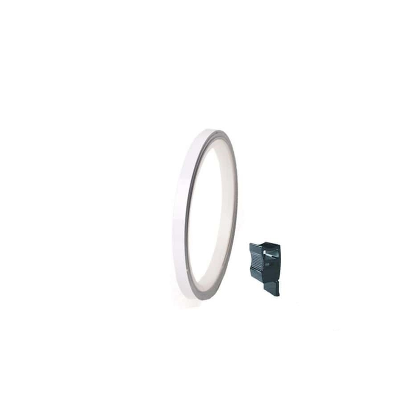 Rim strip PUIG pure white 7mm x 6m (with aplicator)