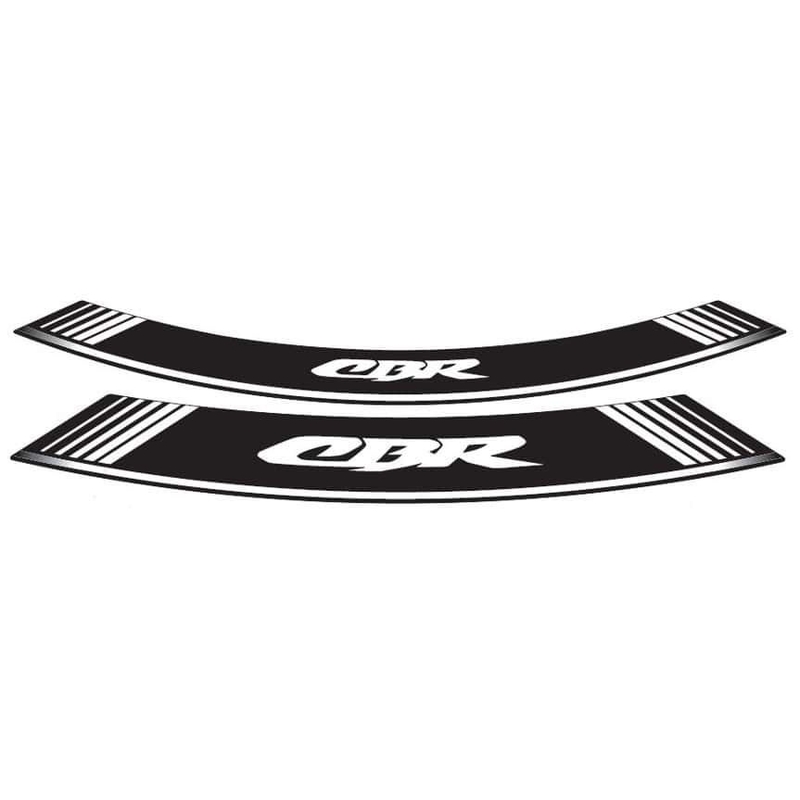 Rim strip PUIG CBR weiß set of 8 rim strips