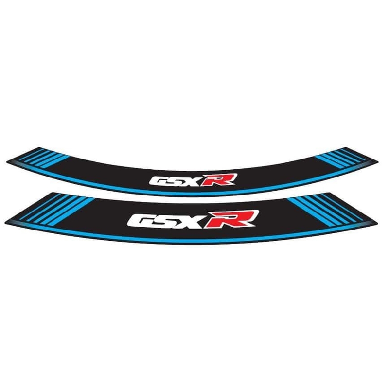 Rim strip PUIG GSXR blau set of 8 rim strips Ausverkauf