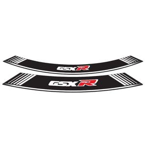 Rim strip PUIG GSXR 5525B weiss set of 8 rim strips