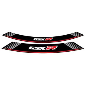 Rim strip PUIG GSXR 5525P silber set of 8 rim strips