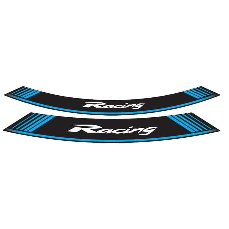 Rim strip PUIG RACING blau set of 8 rim strips