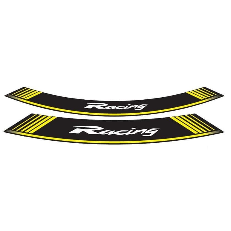 Rim strip PUIG RACING gelb set of 8 rim strips
