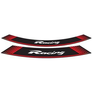 Rim strip PUIG RACING 5531R rot set of 8 rim strips