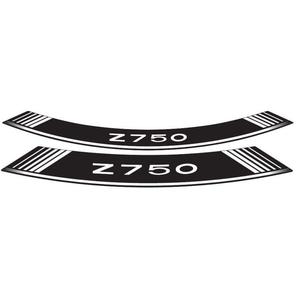 Rim strip PUIG Z750 5545B weiß set of 8 rim strips