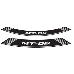 Rim strip PUIG MT-09 9135P silber set of 8 rim strips