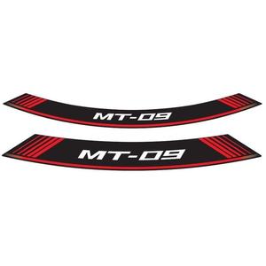 Rim strip PUIG MT-09 9135R rot set of 8 rim strips