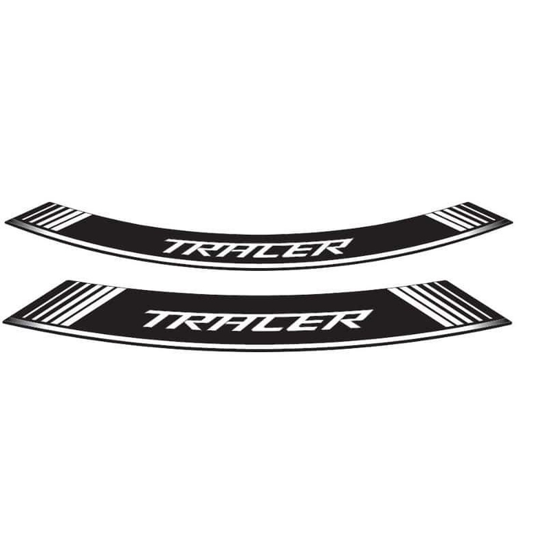 Rim strip PUIG TRACER weiß set of 8 rim strips