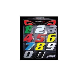 Aufkleber PUIG NUMBER 4 4257R rot 115mm (5 units)