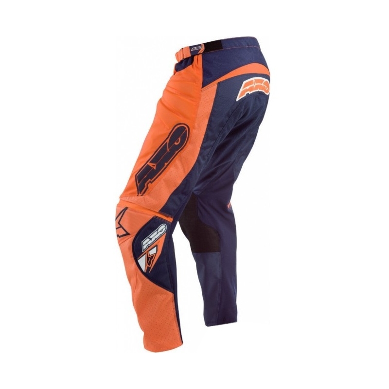 Motocross-Hose AXO Motion 4 blau-fluo orange Ausverkauf