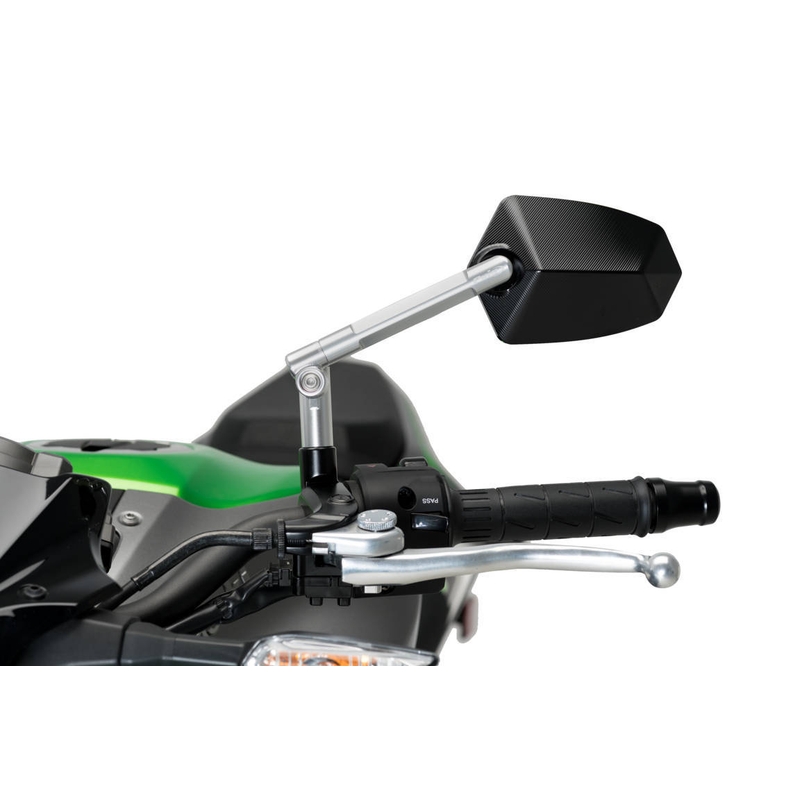 Spiegel PUIG GT.1 Aluminium eloxiert/schwarz links