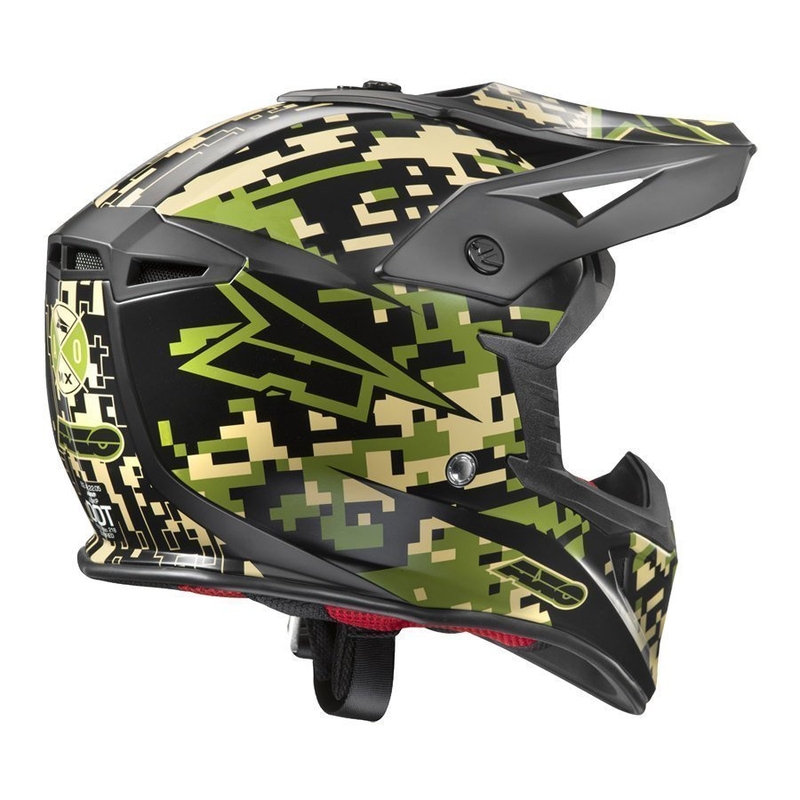 Motocross Helm AXO Jump camouflage Ausverkauf