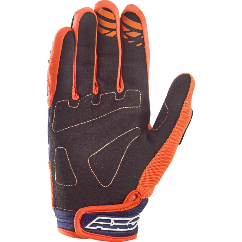 Motocross-Handschuhe AXO Padlock blau-orange Ausverkauf
