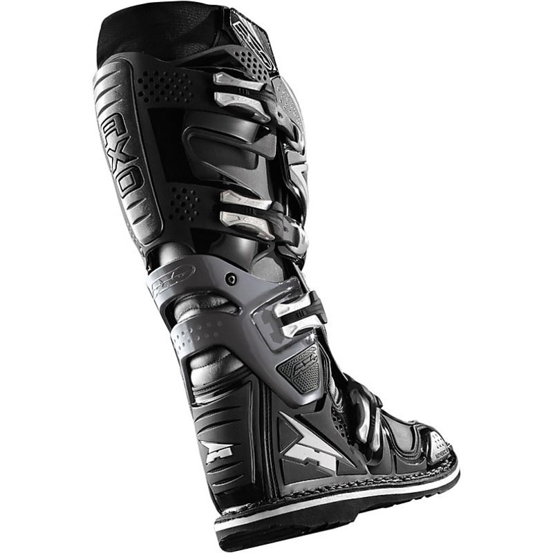 Motorradstiefel AXO A2 schwarz-grau Ausverkauf