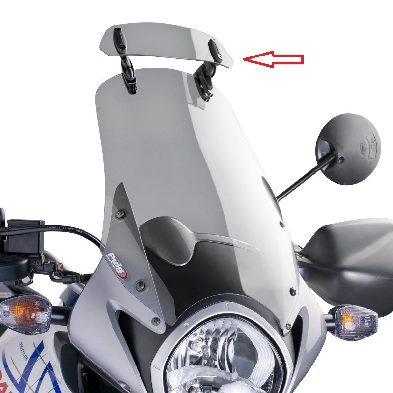 Multiadjustable visor PUIG clip-on getönt