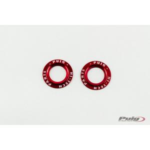 Rings for axle sliders PUIG PHB19 20271R Aluminium rot