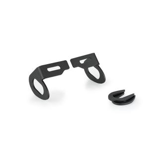 Turn lights plate supports kit PUIG 20532N schwarz