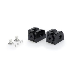 Footpeg adapters PUIG 20304N adjustable schwarz