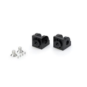 Footpeg adapters PUIG 20317N adjustable schwarz