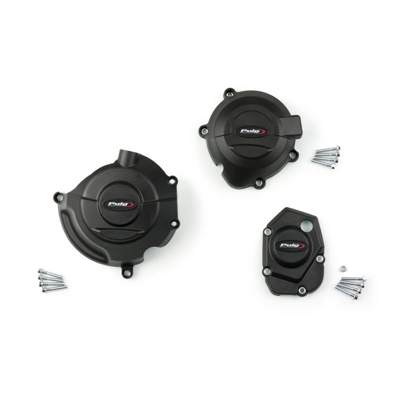 Engine protective covers PUIG schwarz