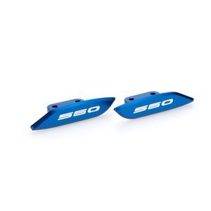 Rear-view base covers PUIG 3875A blau
