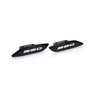 Rear-view base covers PUIG 3875N schwarz