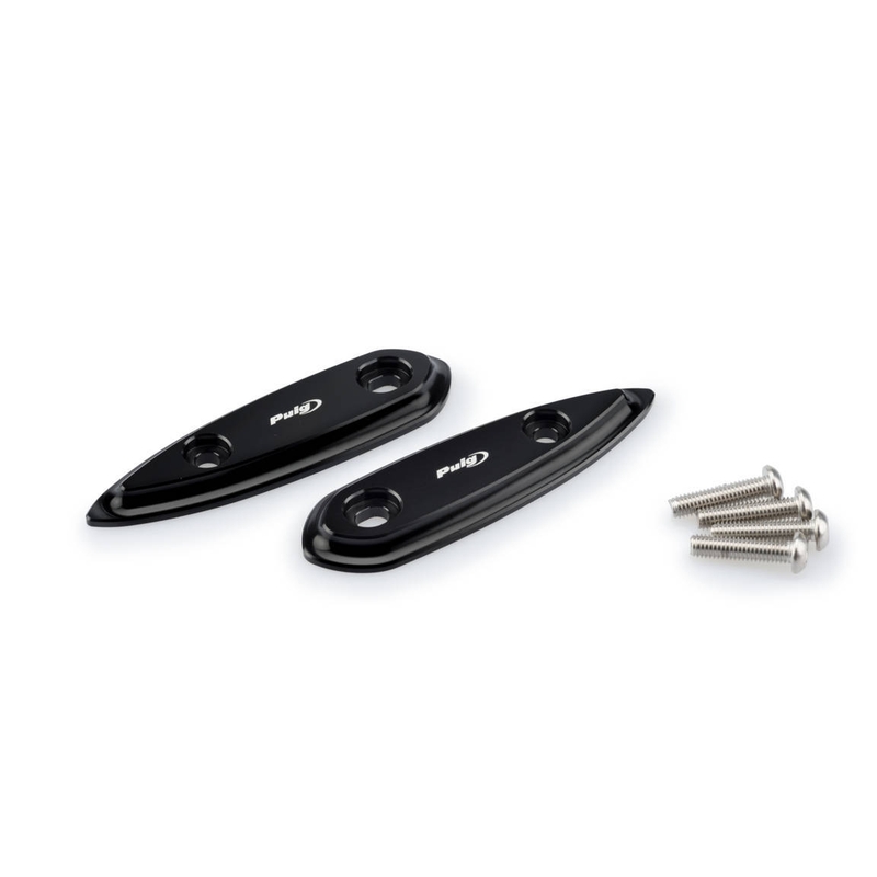 Mirrors caps PUIG schwarz für YAMAHA YZF-R3 2015-2019