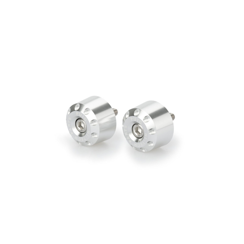 Bar ends PUIG SHORT silber