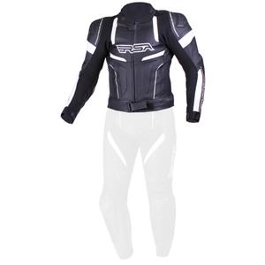 Herren RSA Speedway Jacke schwarz und weiß Ausverkauf