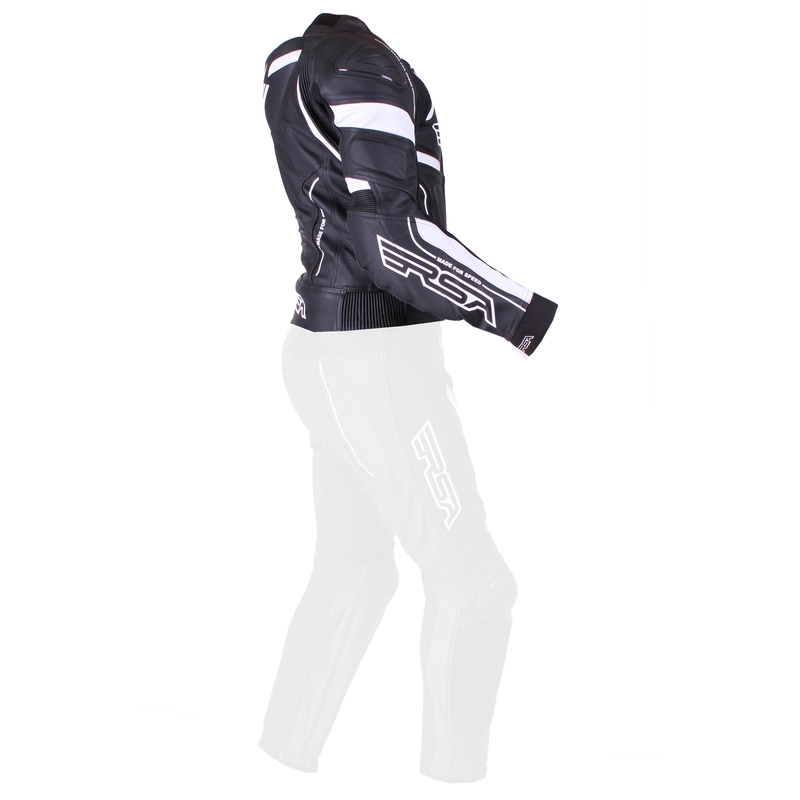 Herren RSA Speedway Jacke schwarz und weiß Ausverkauf