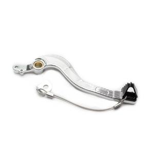 Fussbremse MOTION STUFF 83P-0081002 silver body, black steel fixed tip Steel Fixed Tip