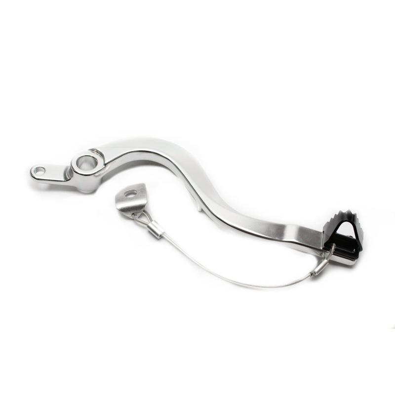 Fussbremse MOTION STUFF silver body, black steel fixed tip Steel Fixed Tip
