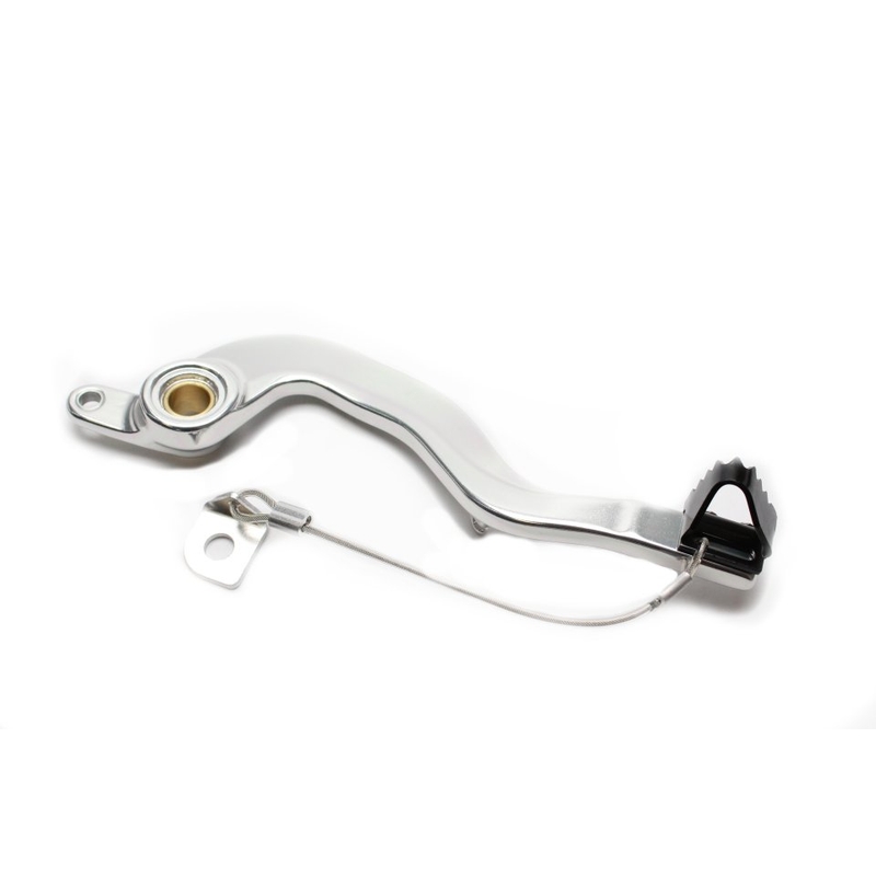 Fussbremse MOTION STUFF silver body, black steel fixed tip Steel Fixed Tip