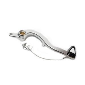 Fussbremse MOTION STUFF 83P-0610202 silver body, black steel fixed tip Steel Fixed Tip