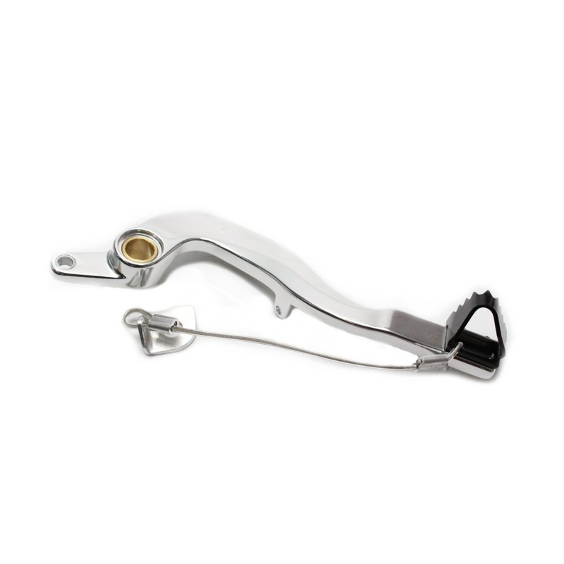 Fussbremse MOTION STUFF silver body, black steel fixed tip Steel Fixed Tip