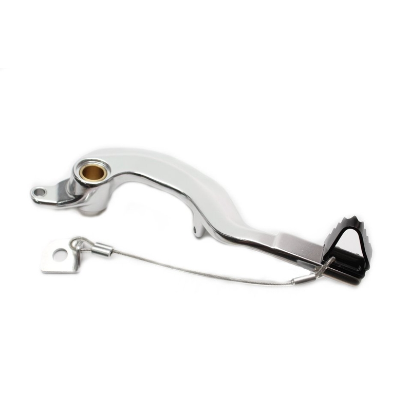Fussbremse MOTION STUFF silver body, black steel fixed tip Steel Fixed Tip