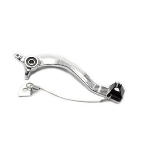 Fussbremse MOTION STUFF 83P-0821002 silver body, black steel fixed tip Steel Fixed Tip