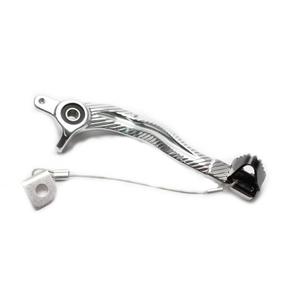 Fussbremse MOTION STUFF 83P-0841002 silver body, black steel fixed tip Steel Fixed Tip