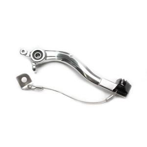 Fussbremse MOTION STUFF 83P-0881002 silver body, black steel fixed tip Steel Fixed Tip