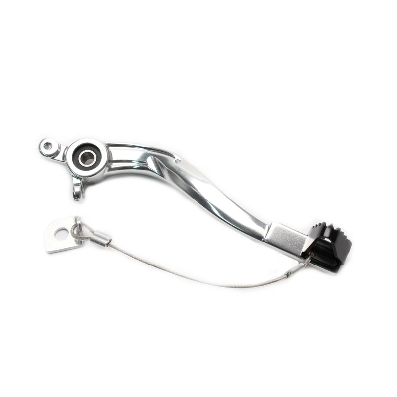 Fussbremse MOTION STUFF silver body, black steel fixed tip Steel Fixed Tip