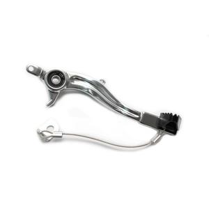 Fussbremse MOTION STUFF 83P-0961002 silver body, black steel fixed tip Steel Fixed Tip