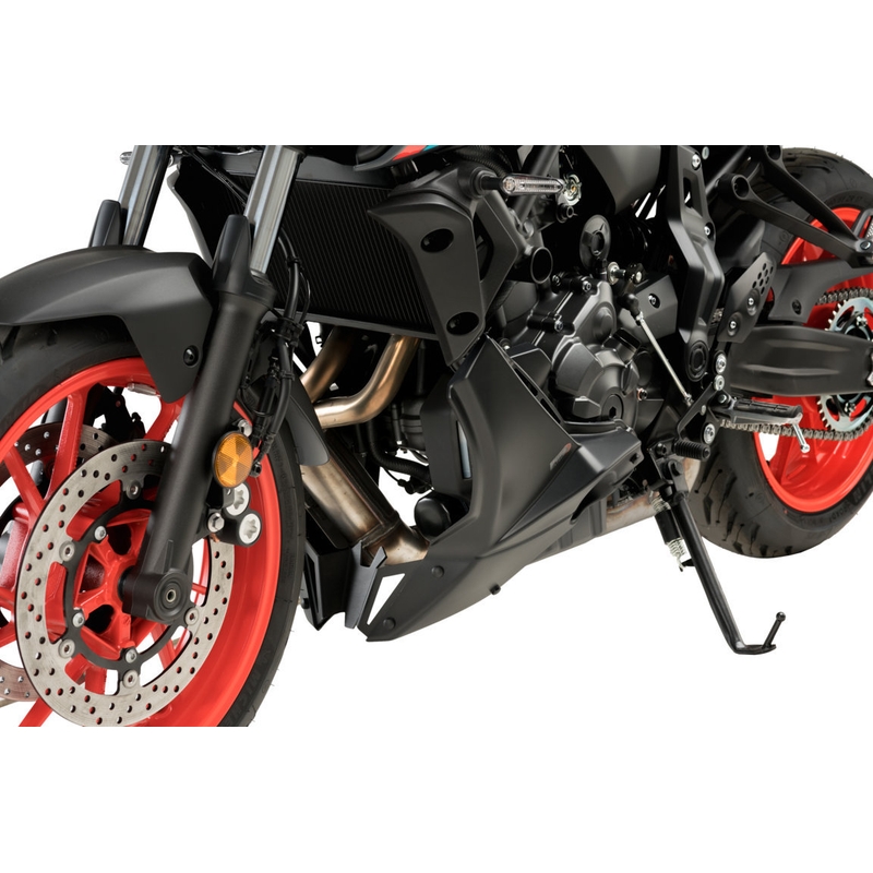 Engine spoiler PUIG schwarz matt