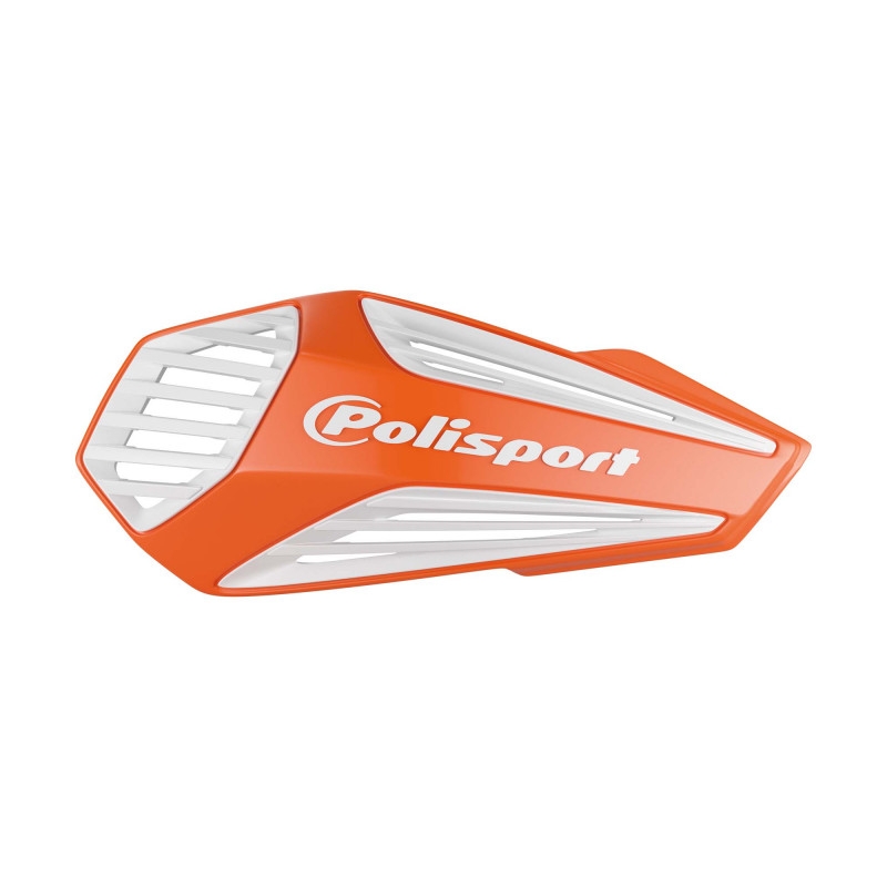 Handguard POLISPORT MX AIR with universal handlebar mounting kit ORK-16 / White