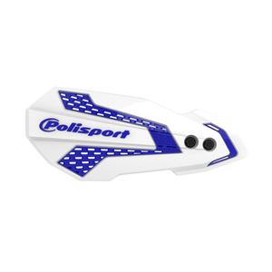 Spare plastic guard POLISPORT MX FLOW 8308200033 white/blue yamha 95