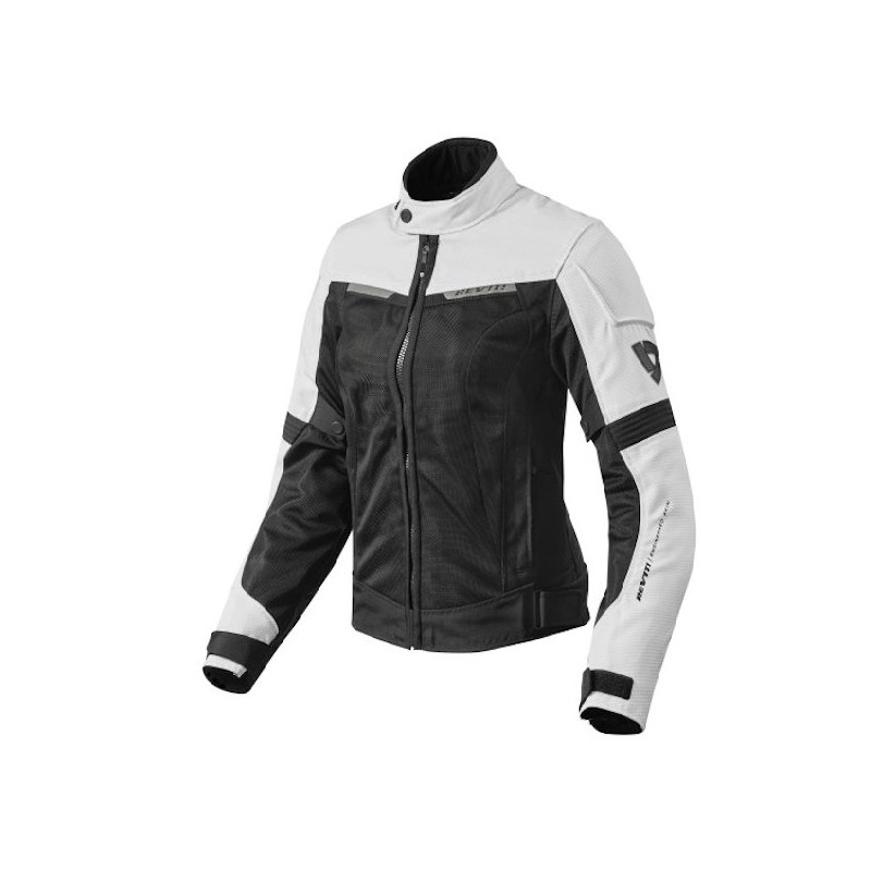 Revit Airwave 2 Women's Moto Jacket Schwarz-Weiß Ausverkauf